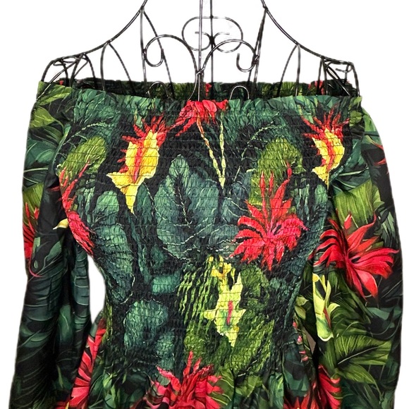 Floral Off-Shoulder Dress - Picture 3 of 5